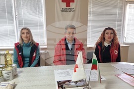 Ямбол - БЧК - хранителни помощи - пресконференция