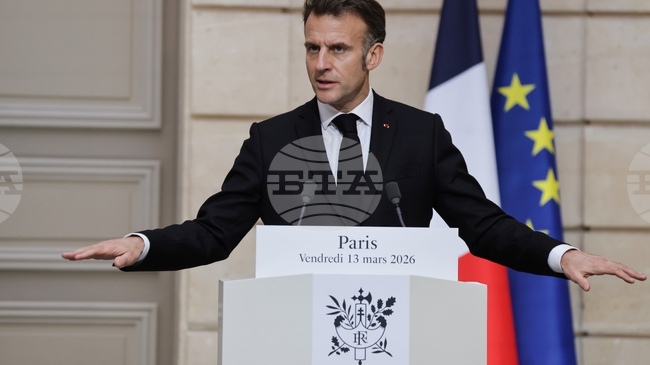 Франция никога няма да участва в операции по отварянето на Ормузкия проток, обяви президентът Макрон