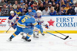 Oilers Blues Hockey