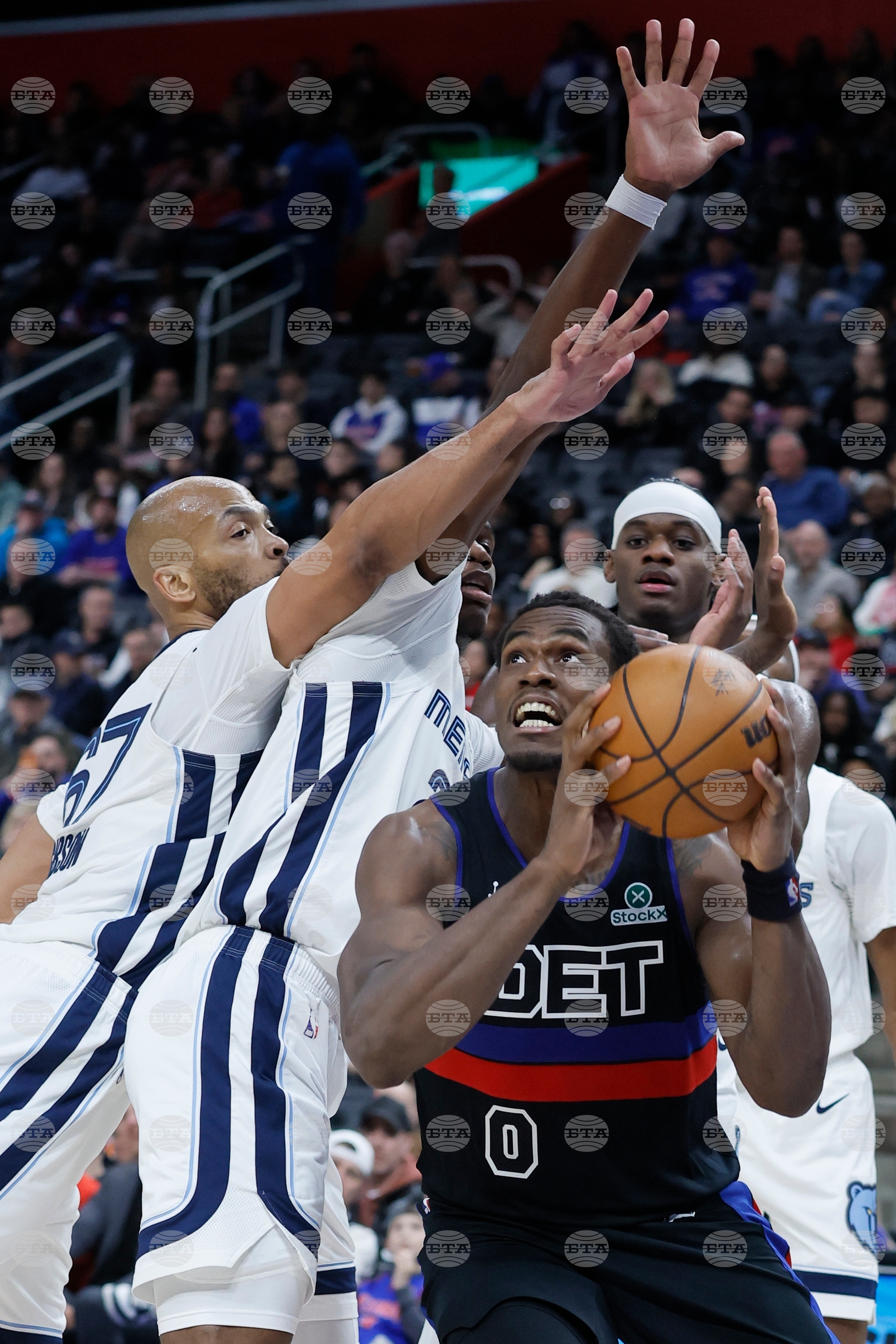 Grizzlies Pistons Basketball