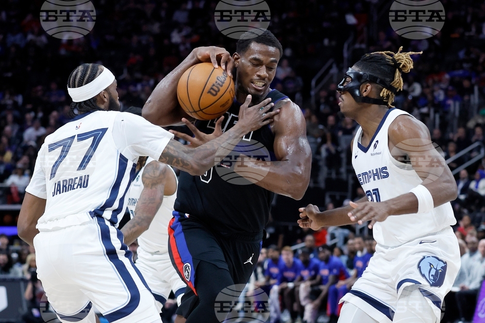 Grizzlies Pistons Basketball