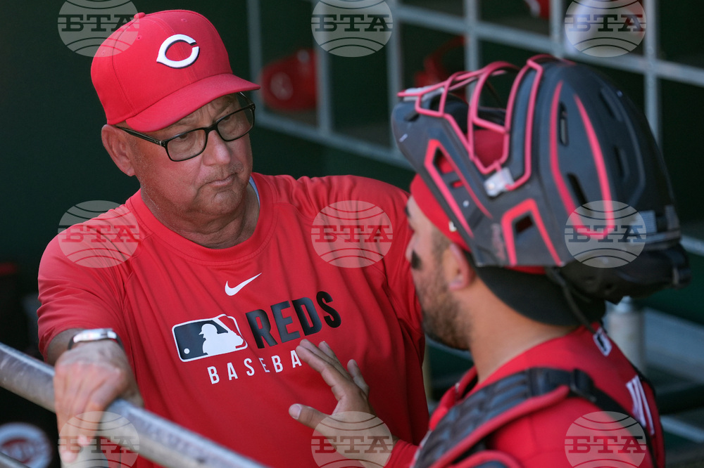 Reds Giants Spring Baseball