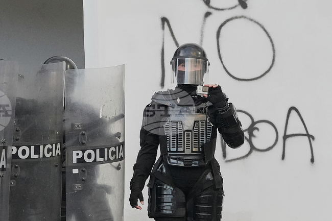 APTOPIX Ecuador Protest