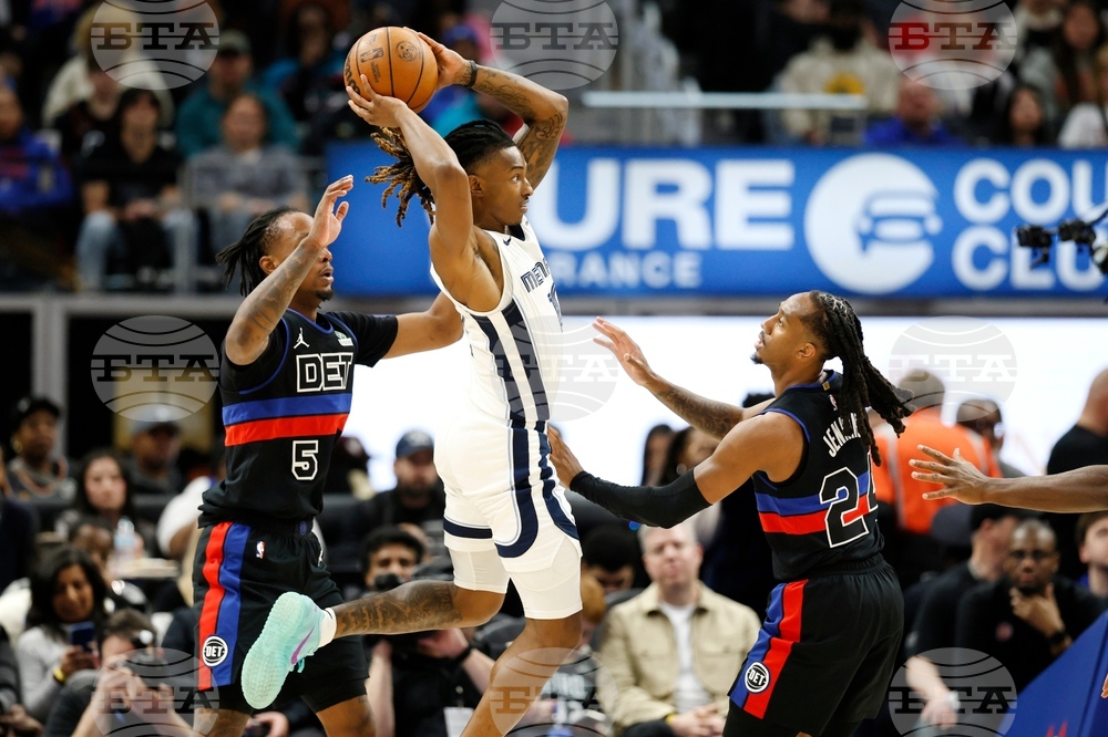 Grizzlies Pistons Basketball