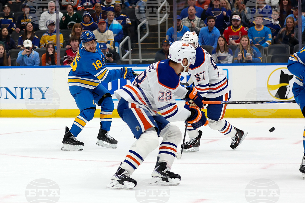 Oilers Blues Hockey