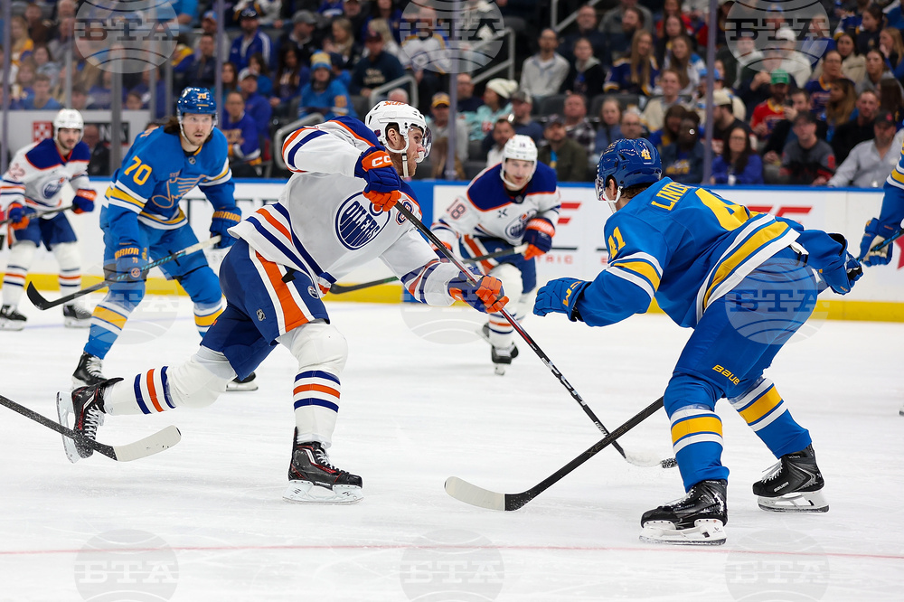 Oilers Blues Hockey