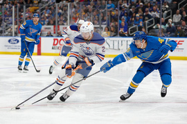 Oilers Blues Hockey