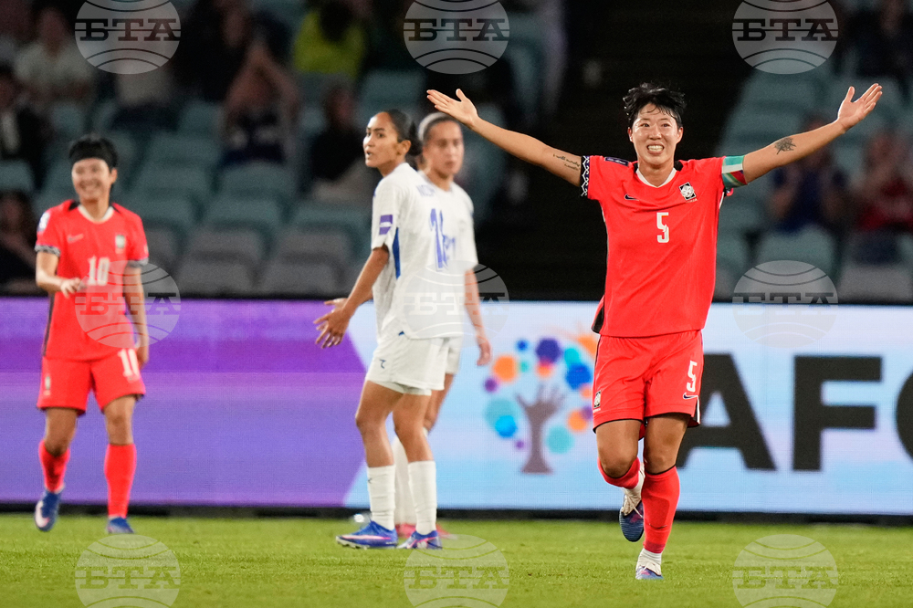 Women's Asian Cup Soccer South Korea Uzbekistan