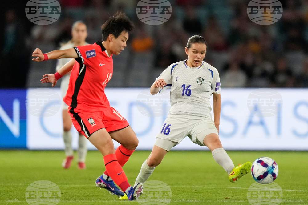 Women's Asian Cup Soccer South Korea Uzbekistan