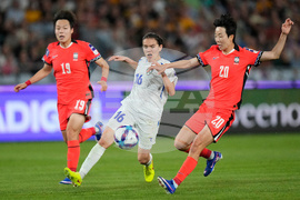 Women's Asian Cup Soccer South Korea Uzbekistan