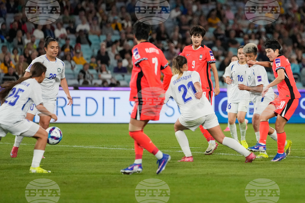 Women's Asian Cup Soccer South Korea Uzbekistan