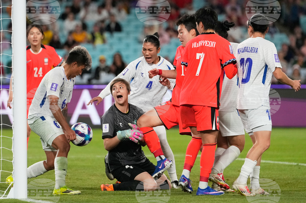 Women's Asian Cup Soccer South Korea Uzbekistan