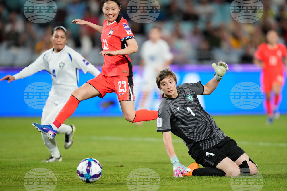 Women's Asian Cup Soccer South Korea Uzbekistan