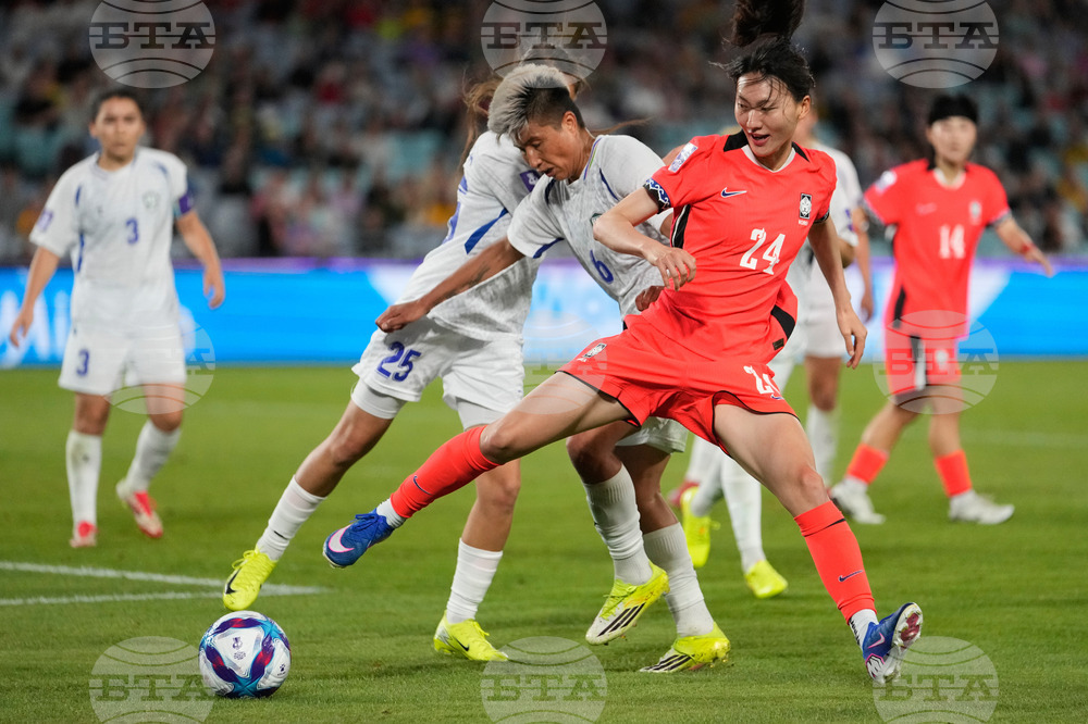 Women's Asian Cup Soccer South Korea Uzbekistan