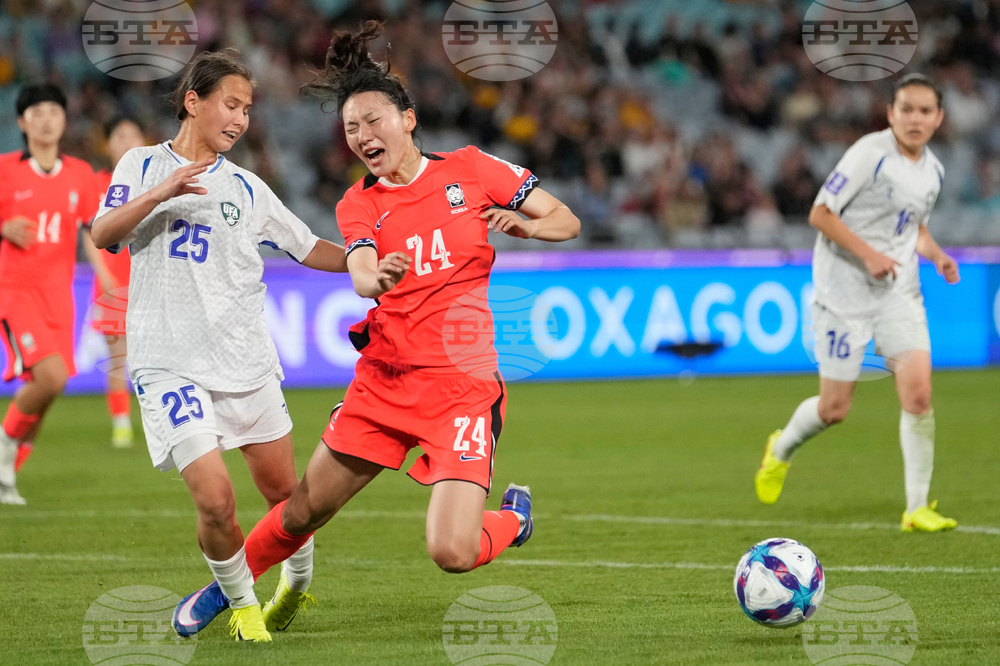 Women's Asian Cup Soccer South Korea Uzbekistan