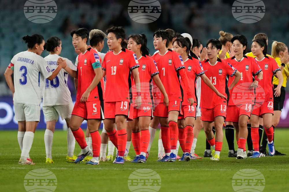 Women's Asian Cup Soccer South Korea Uzbekistan