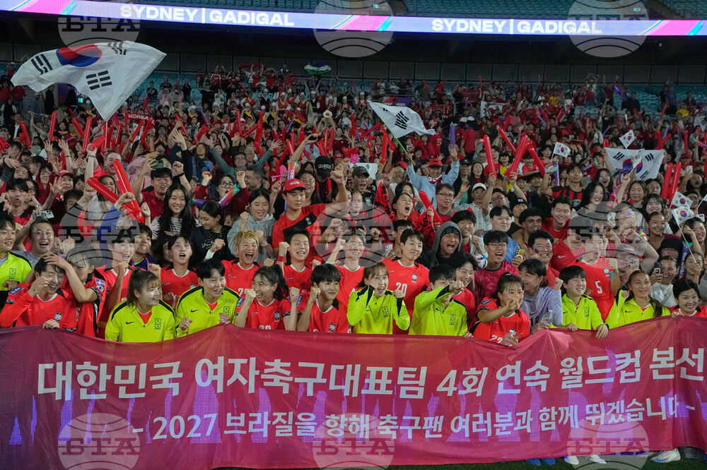 Women's Asian Cup Soccer South Korea Uzbekistan