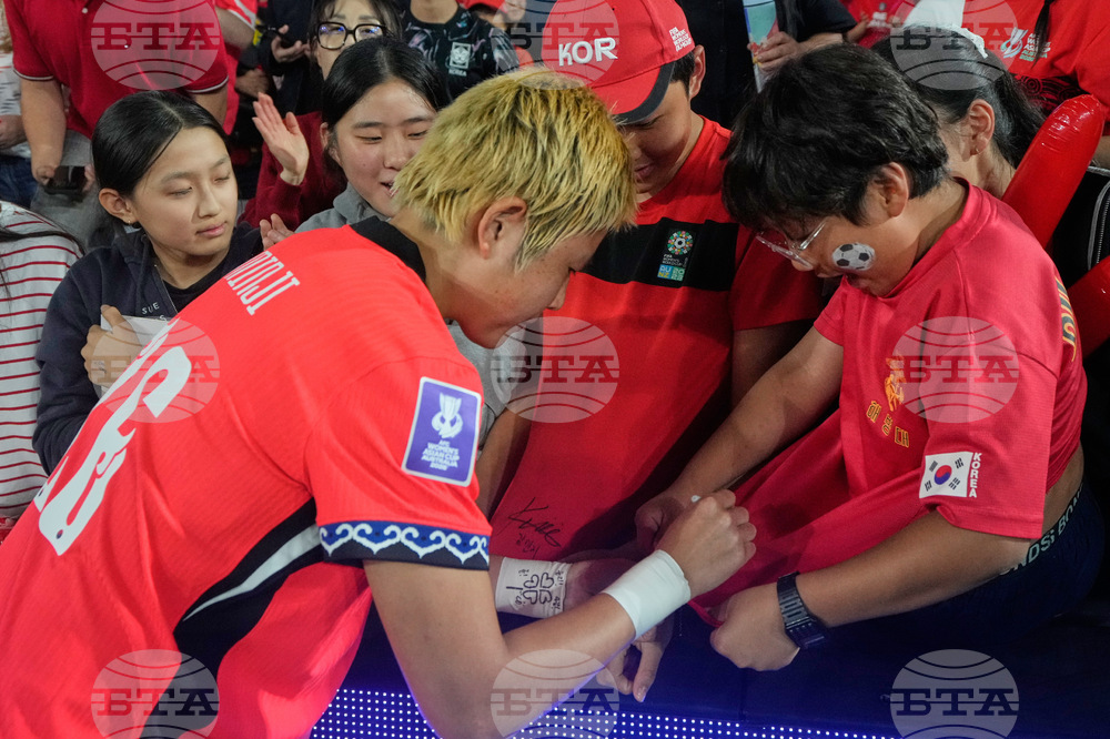 Women's Asian Cup Soccer South Korea Uzbekistan