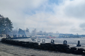 Село Буховци - дрифт шоу - благотворителност