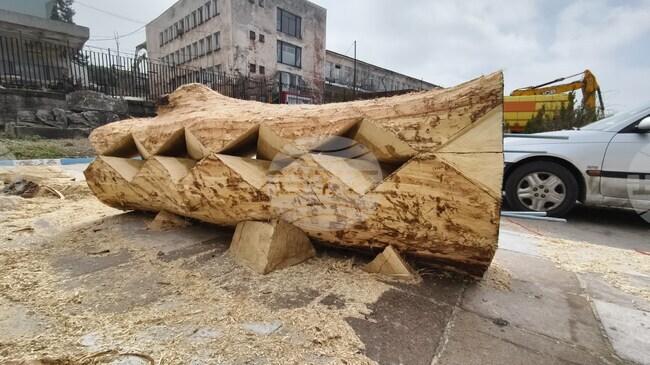 Пет дървени скулптурни инсталации, създадени в рамките на творческа инициатива, ще бъдат поставени край реката в Хасково