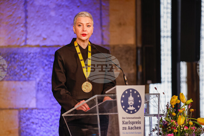 Видна белоруска опозиционерка взе награда, присъдена ѝ, докато беше в затвора