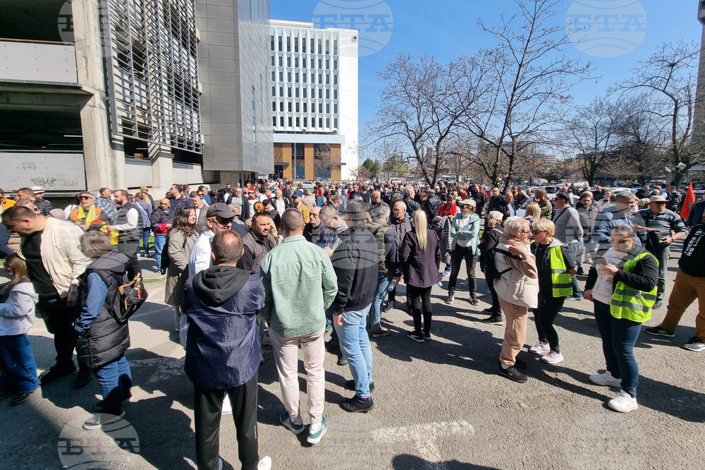 Северна Македония - Съюз на синдикатите -  протест
