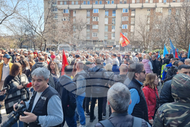 Северна Македония - Съюз на синдикатите -  протест