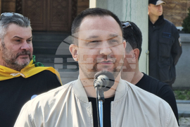 Северна Македония - Съюз на синдикатите -  протест