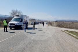 Враца - главен път Е-79 - лошо състояние - протест