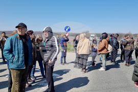 Враца - главен път Е-79 - лошо състояние - протест