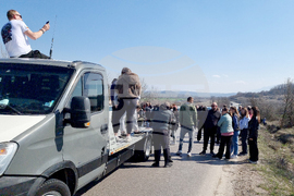 Враца - главен път Е-79 - лошо състояние - протест