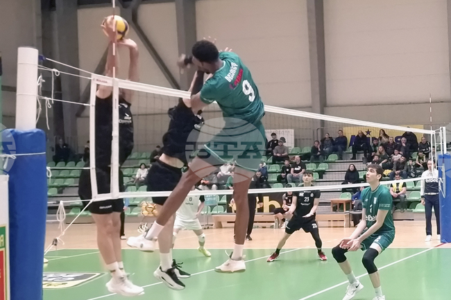 Волейболният Берое победи гостуващия Славия в последен мач от редовния сезона на мъжкото волейболното първенство 