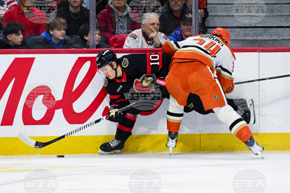 Ducks Senators Hockey