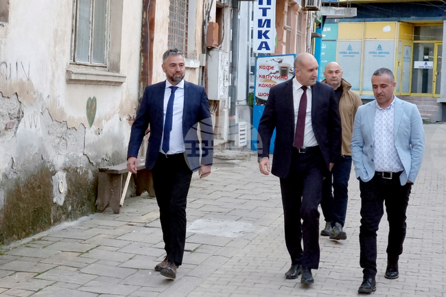 Кюстендил - Румен Радев - посещение