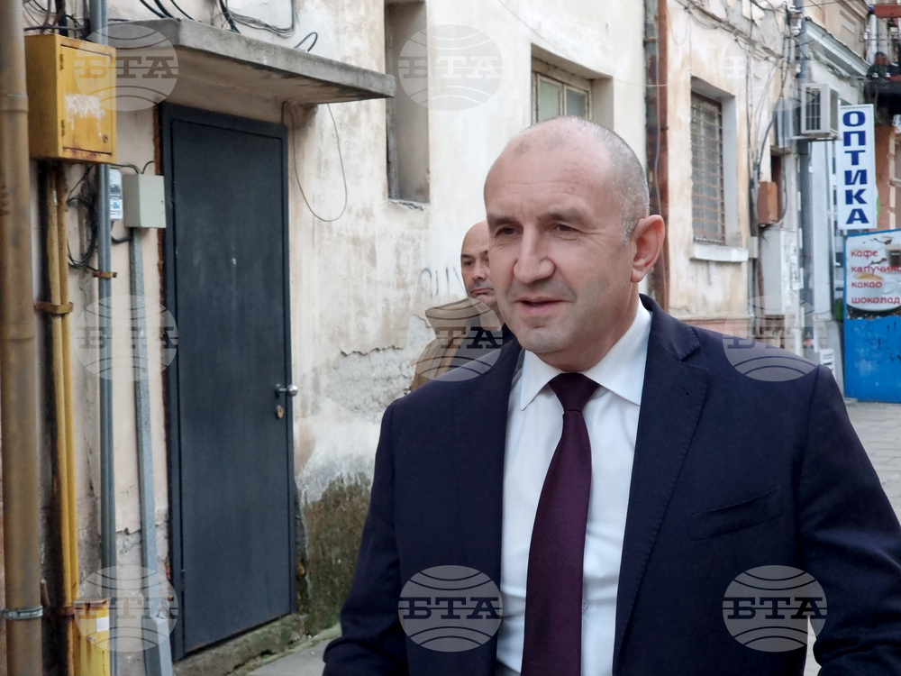 Кюстендил - Румен Радев - посещение