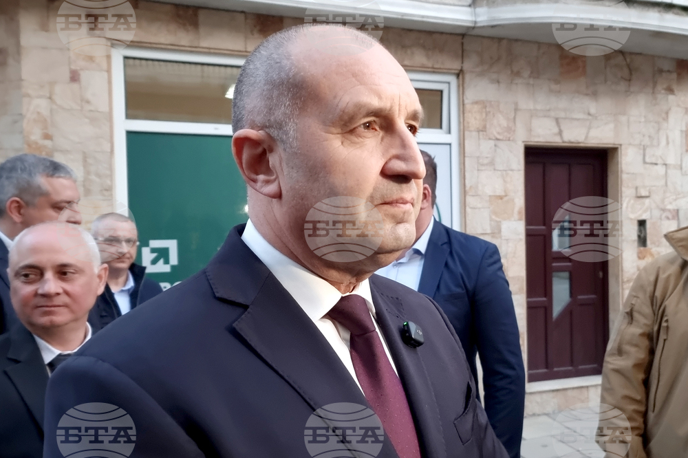 Кюстендил - Румен Радев - посещение