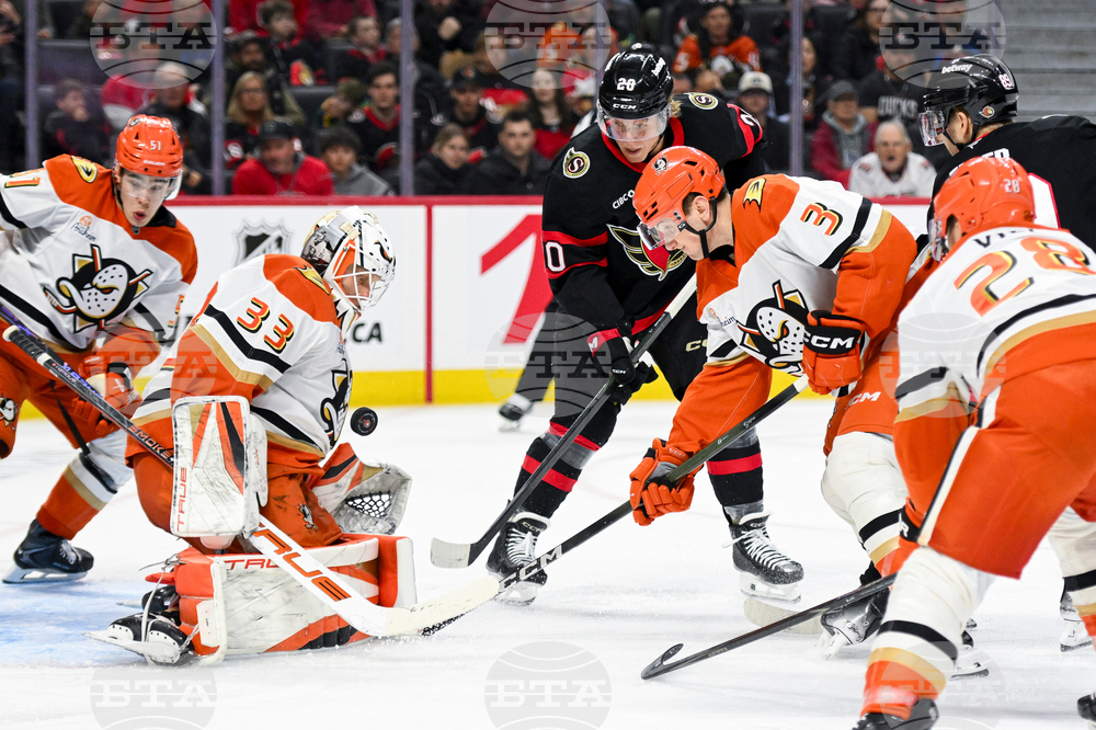 Ducks Senators Hockey