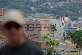 APTOPIX Venezuela US Flag