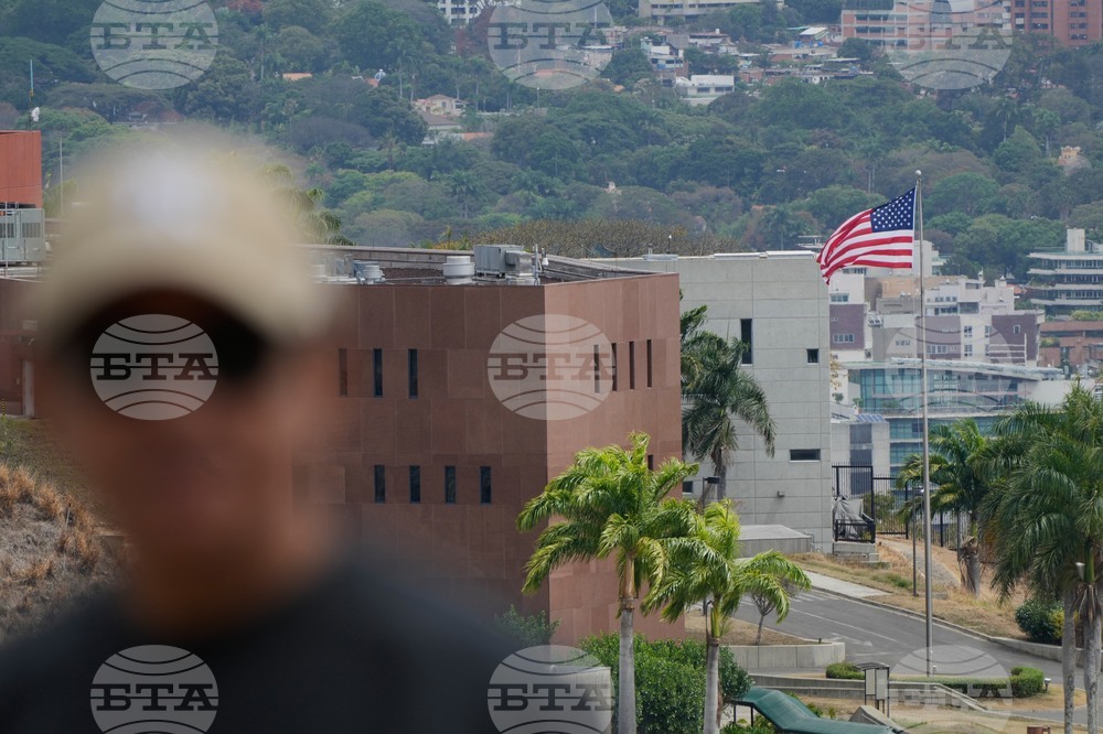 APTOPIX Venezuela US Flag