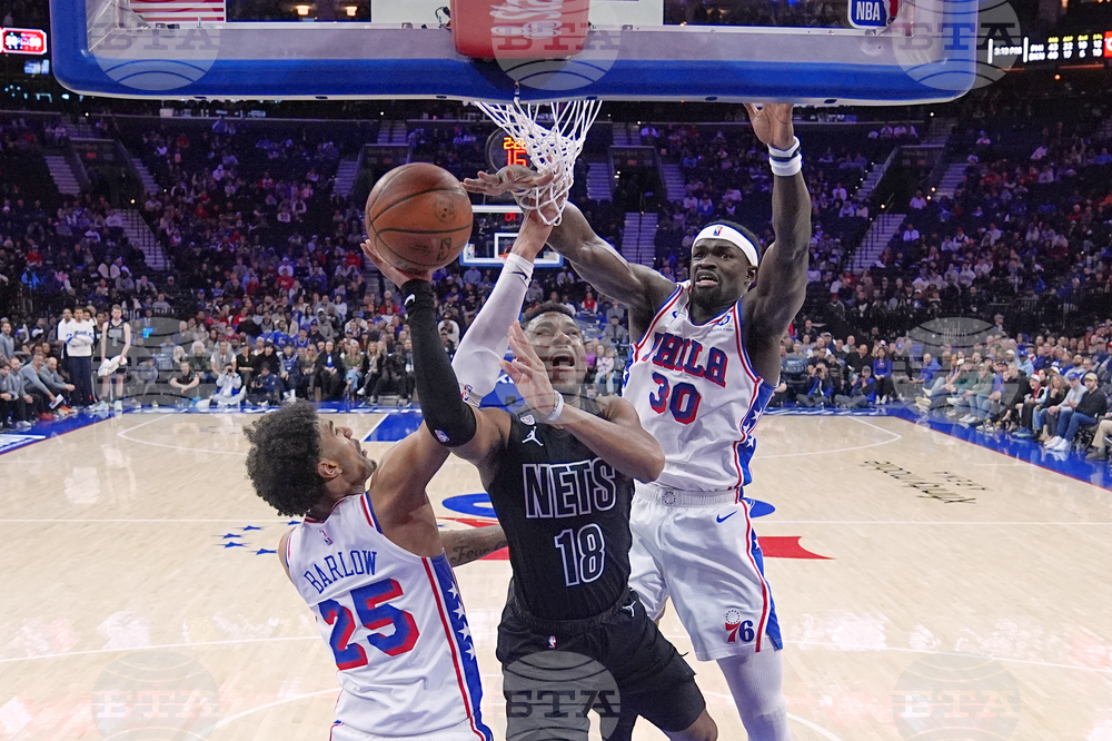 Nets 76ers Basketball