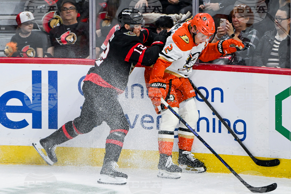 Ducks Senators Hockey