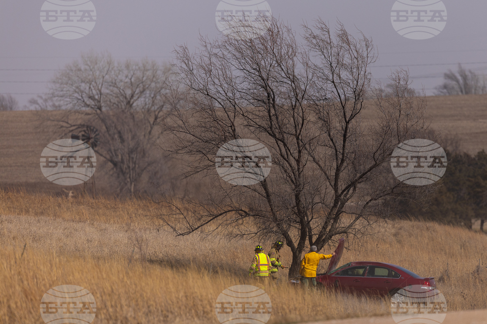 US-Severe-Weather Nebraska Wildfires