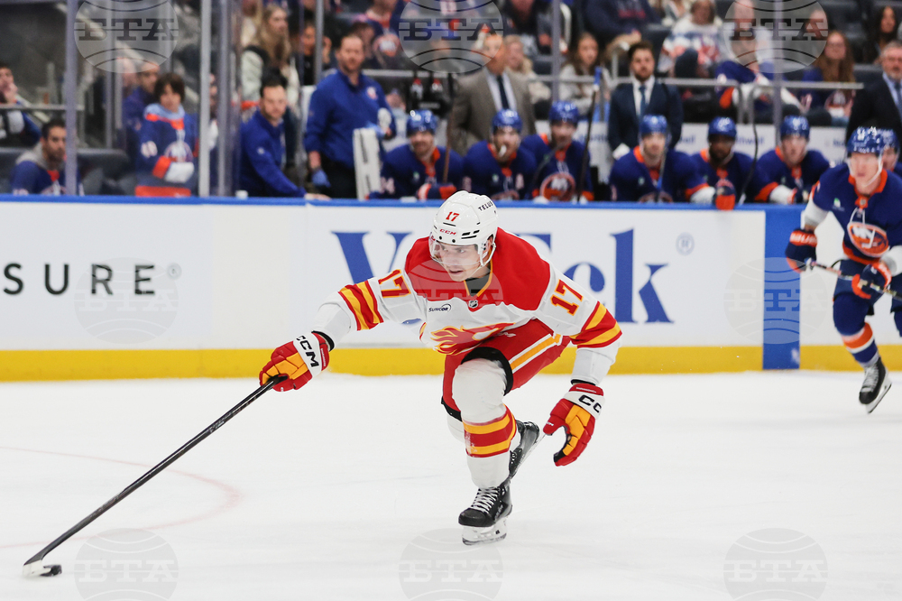 Flames Islanders Hockey