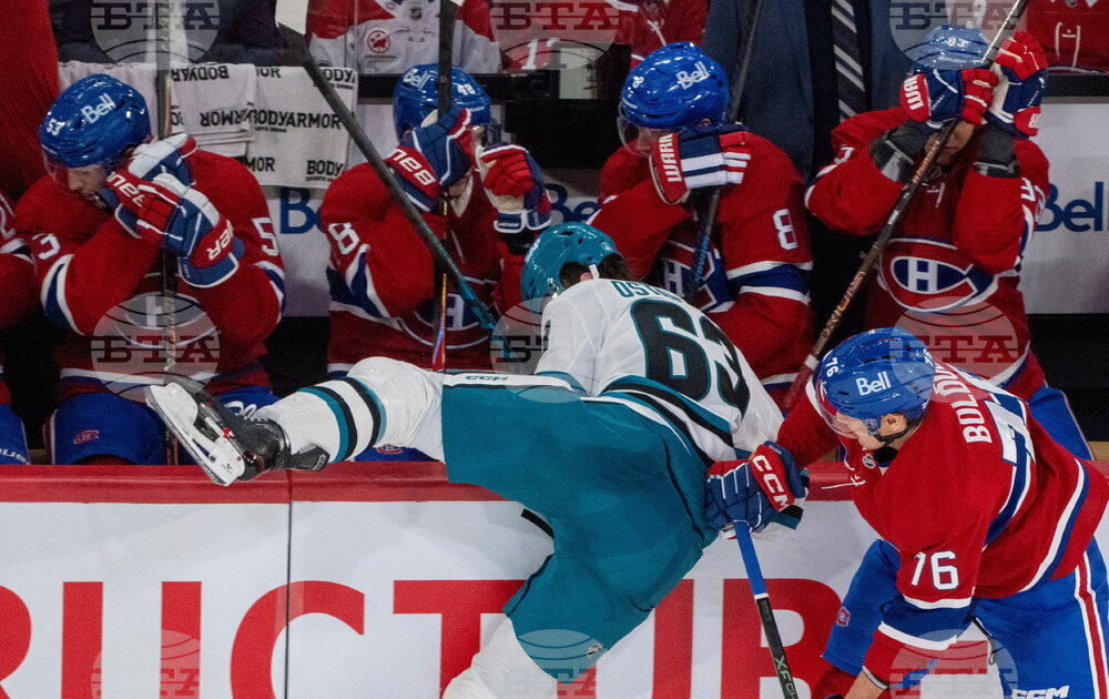 Sharks Canadiens Hockey