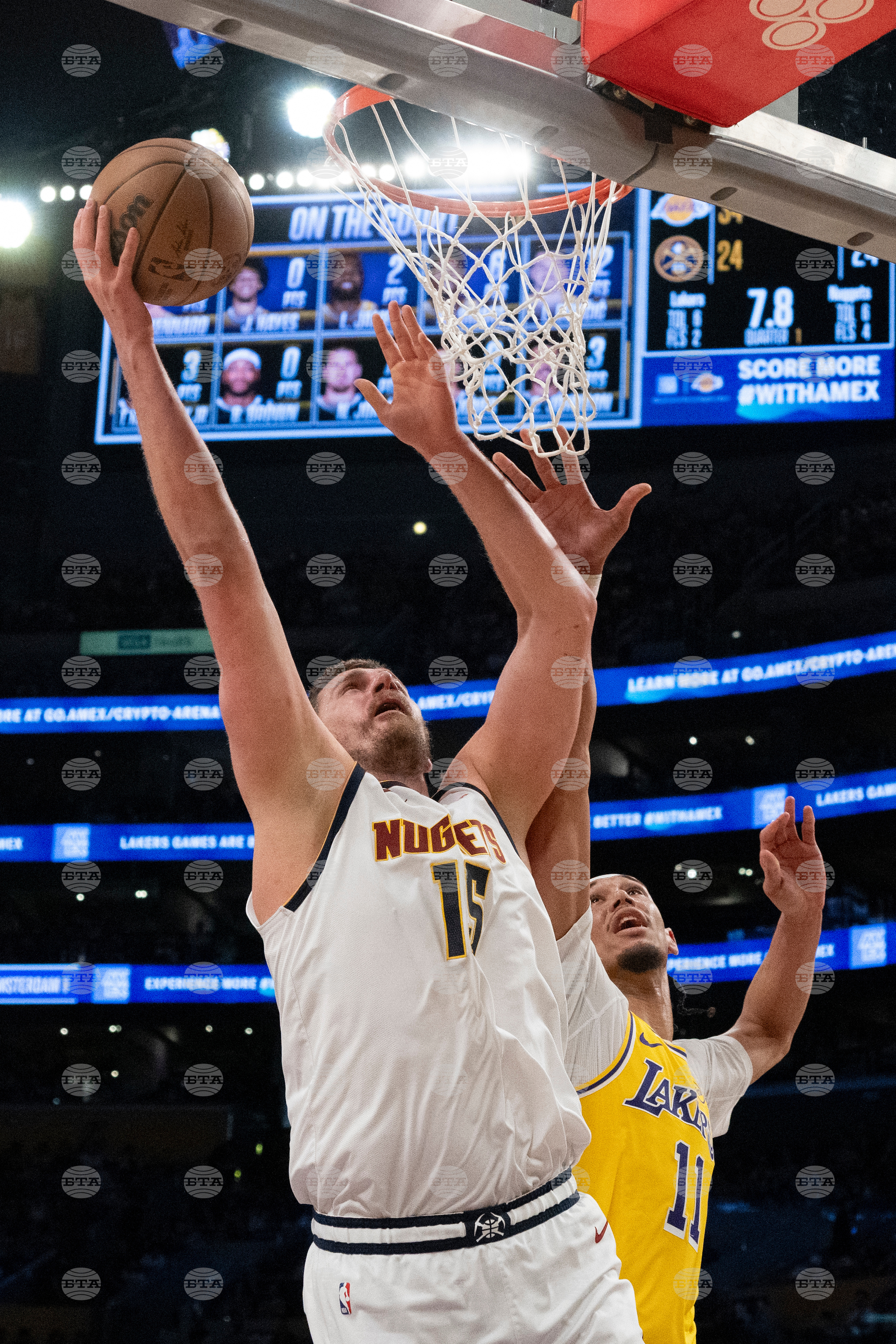 Nuggets Lakers Basketball