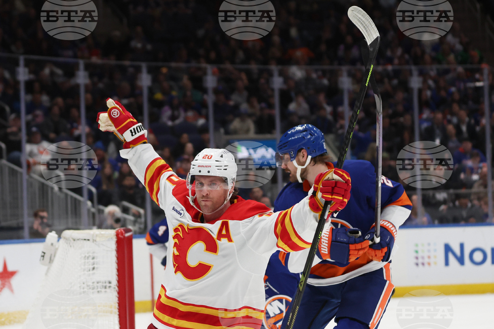 Flames Islanders Hockey
