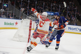 Flames Islanders Hockey