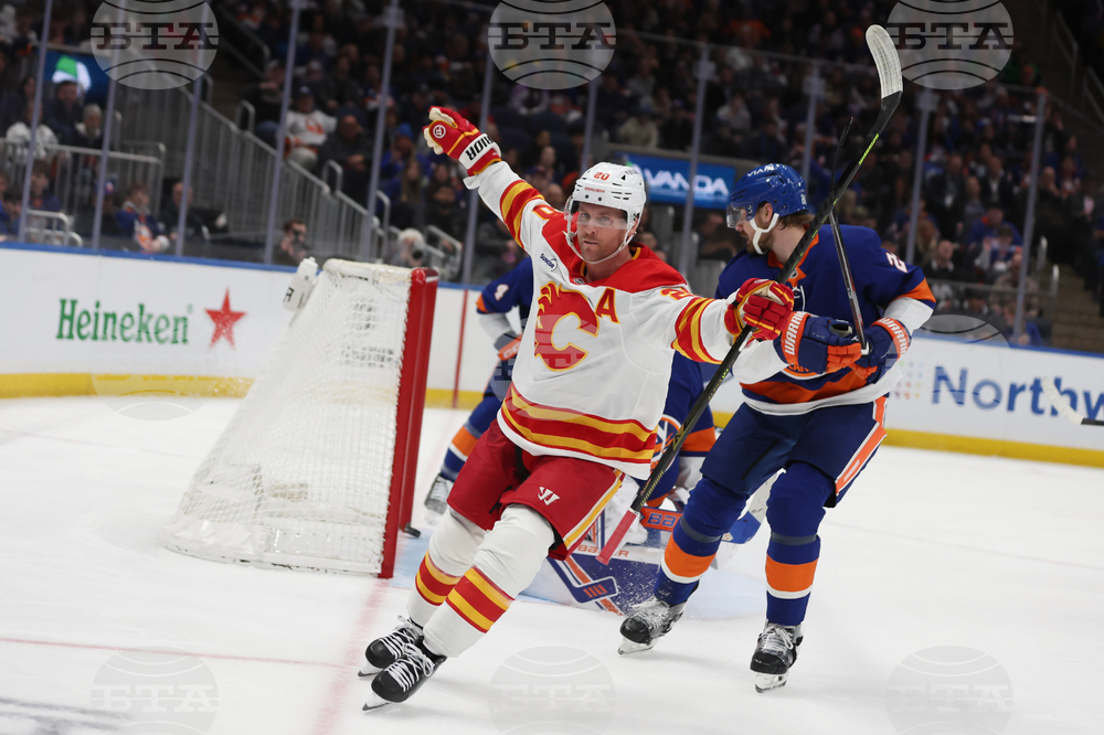 Flames Islanders Hockey