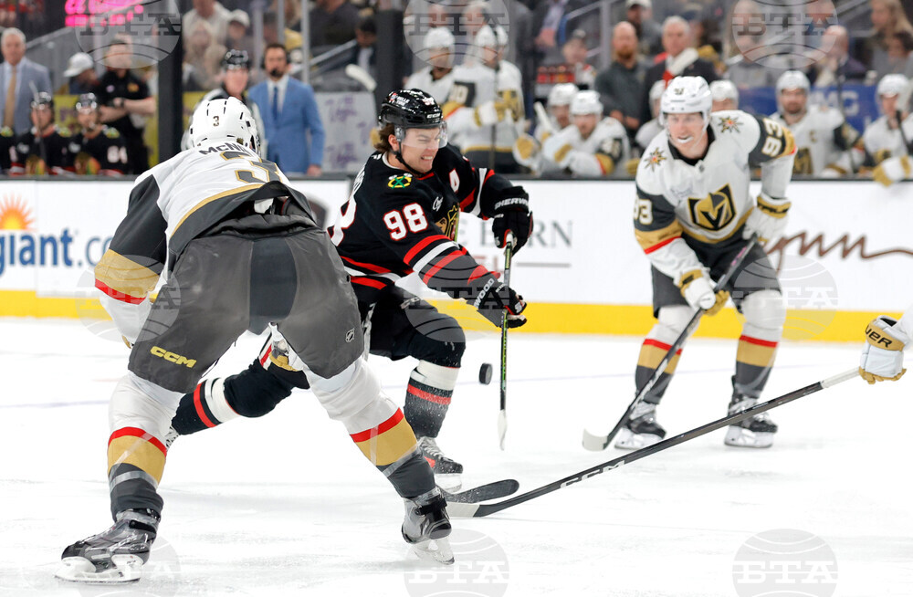 Blackhawks Golden Knights Hockey