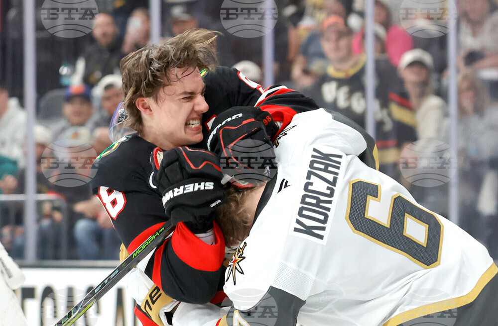 Blackhawks Golden Knights Hockey